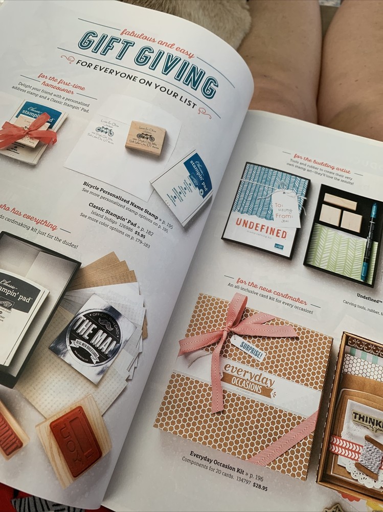 stampin up idea book catalog