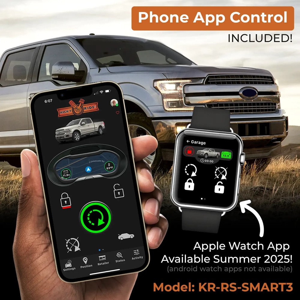 Plug in Remote Start - 2024+ Ford F-150 With Android/iPhone app control!