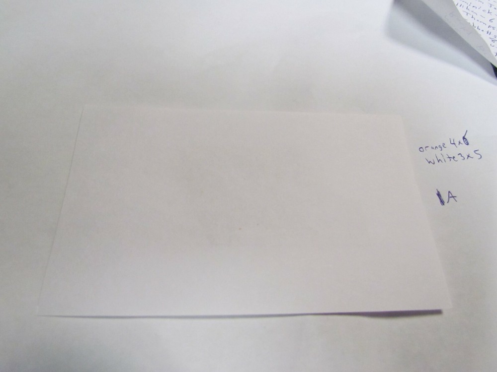 Ray Katt autographed Cut/Index Card