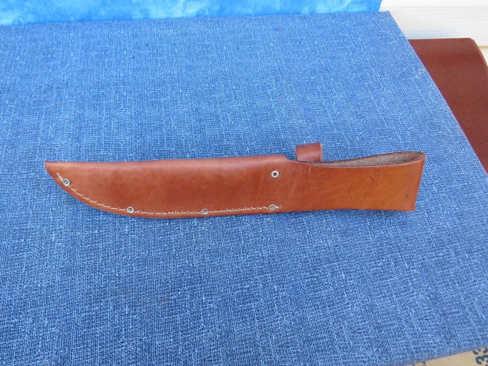 WWII US KUTMASTER BRIGHT COMMANDO FIGHTING KNIFE w SHEATH NICE CONDITION #49
