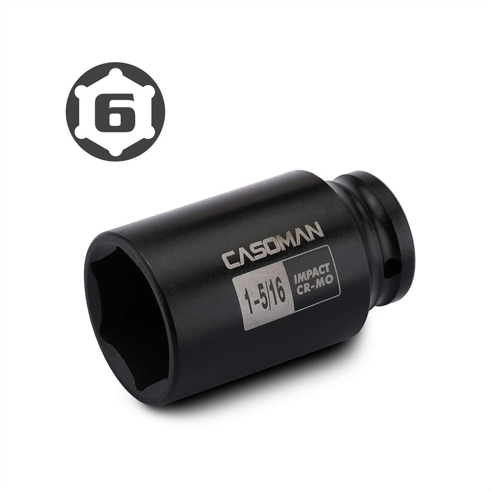 1/2'' Drive 6-Point 1-5/16'' SAE Deep Impact Socket - Durability Meets Precision