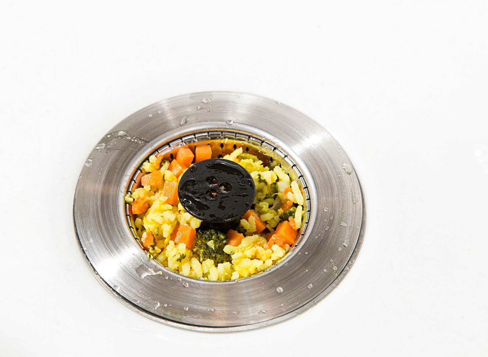 Kitchen SinkShroom® Revolutionary Strainer w/ Anti-Clog Technology by TubShroom