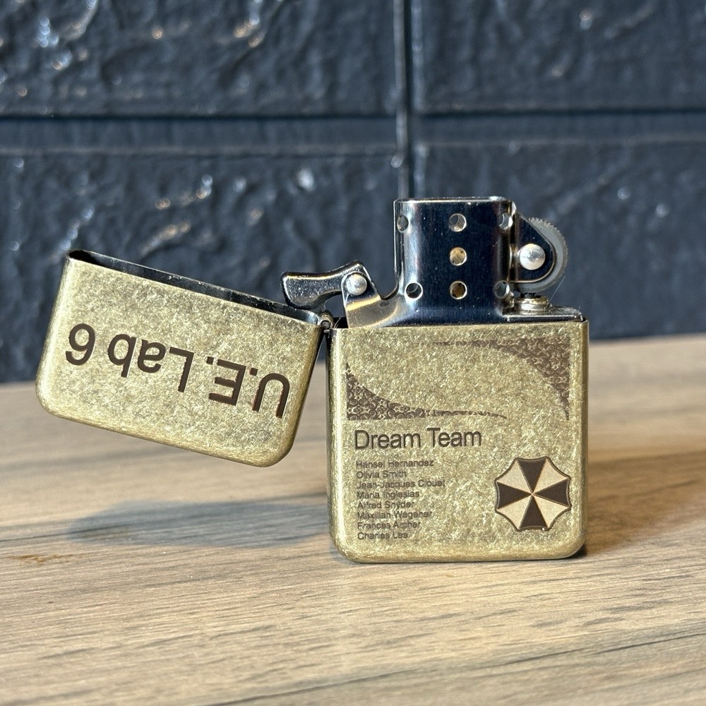 Resident Evil 4 Remake Inspired Luis Sera Flip Lighter | Windproof & Refillable