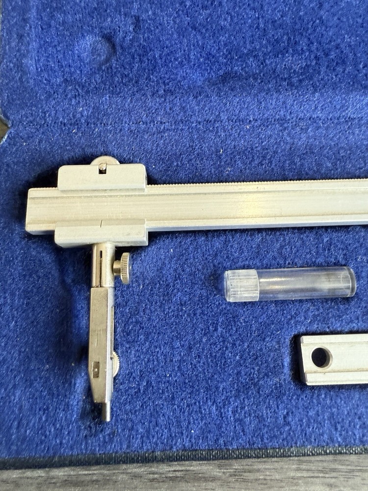 Teledyne Post Beam Compass Drafting Tool Set Original Case Germany 38JC-060