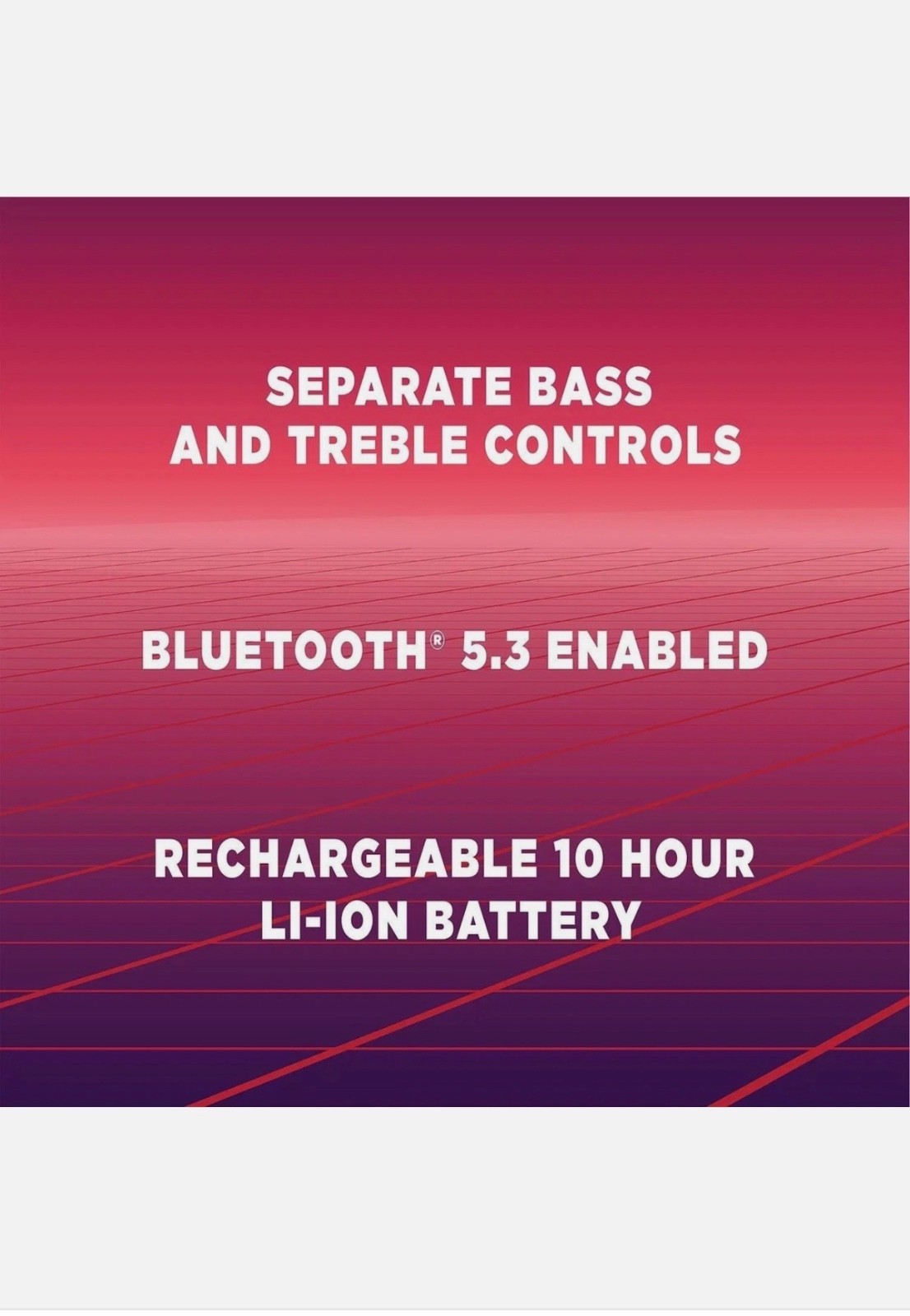 ION Audio Retro Modern Glow Boombox with Cassette Player