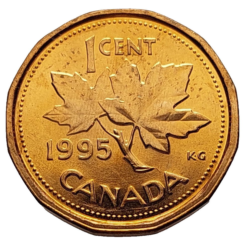Canada 1 Cent 1995 Coin Elizabeth II E482