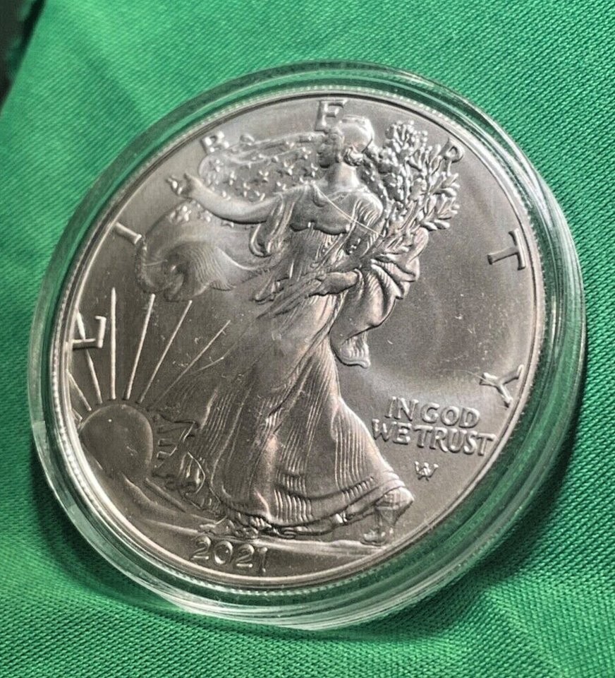 🚀2021 1 oz American Silver Eagle Coin BU - Free Shipping🚀🚀🚀+++
