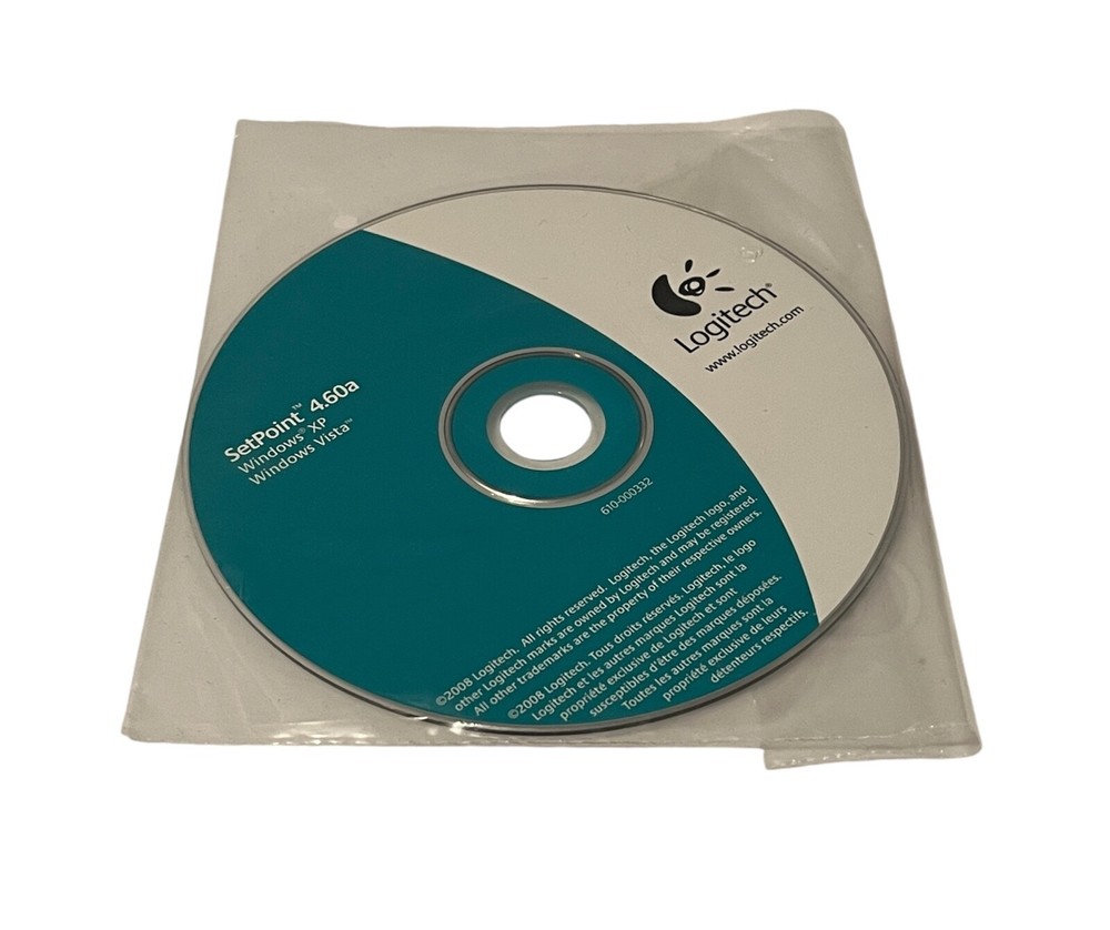 Logitech SetPoint 4.60a Disc for Windows XP Windows Vista