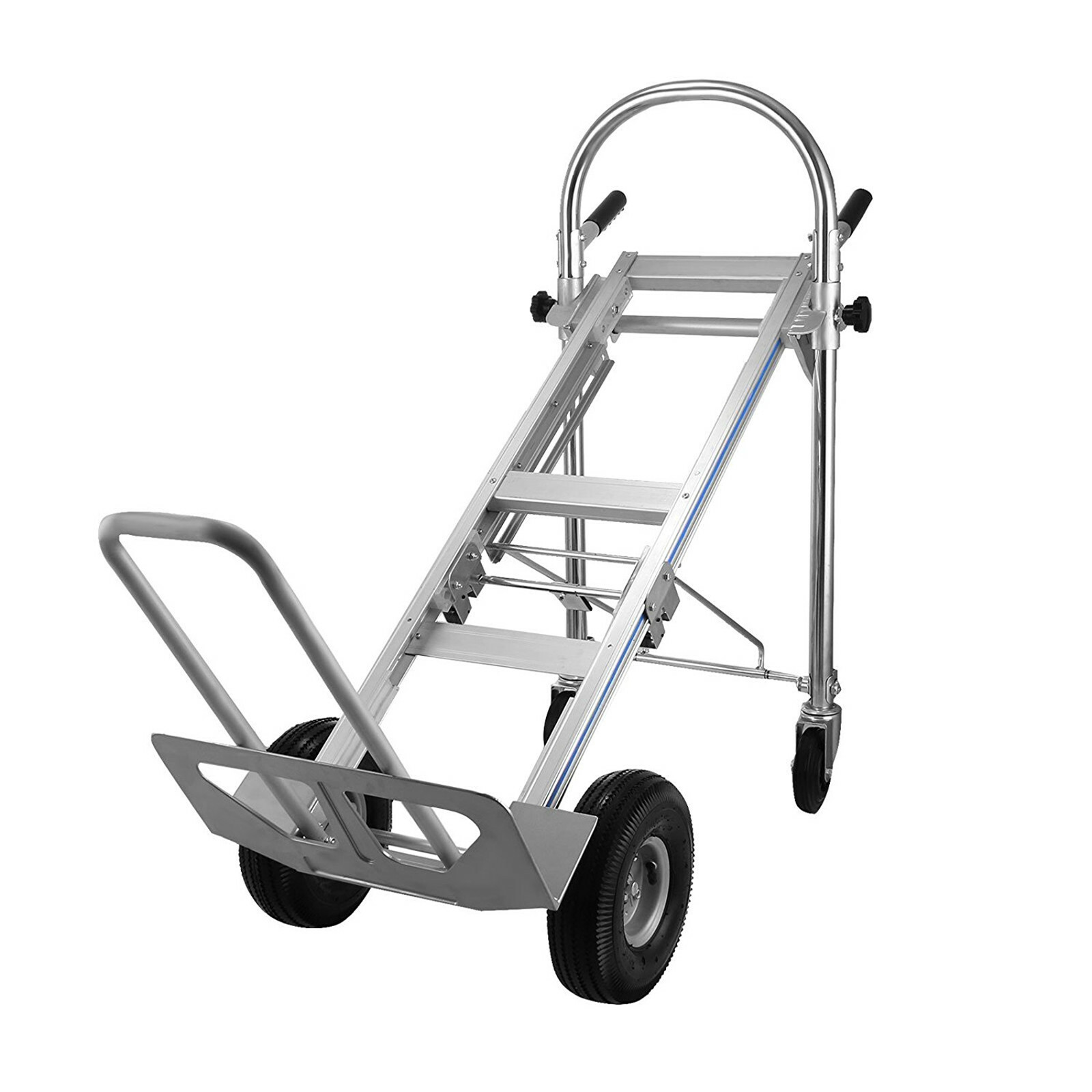 Aluminum Hand Truck 4 in 1 Folding Dolly Cart 1000 lbs Capacity Heavy Duty