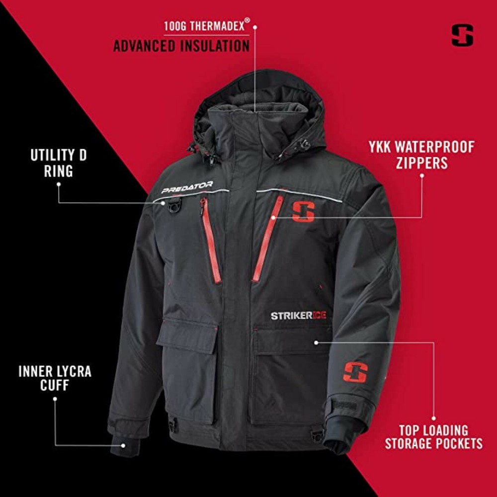 Men's Striker Predator Jacket Black Size Small