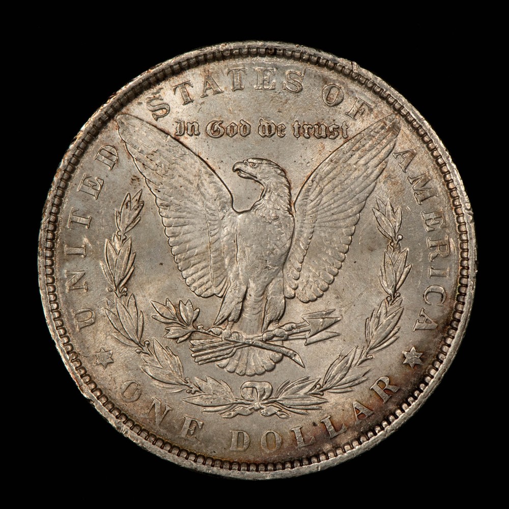 1886 $1 Morgan Silver Dollar - VAM-6B High 6, Multiple Clashed Obverse - D6606
