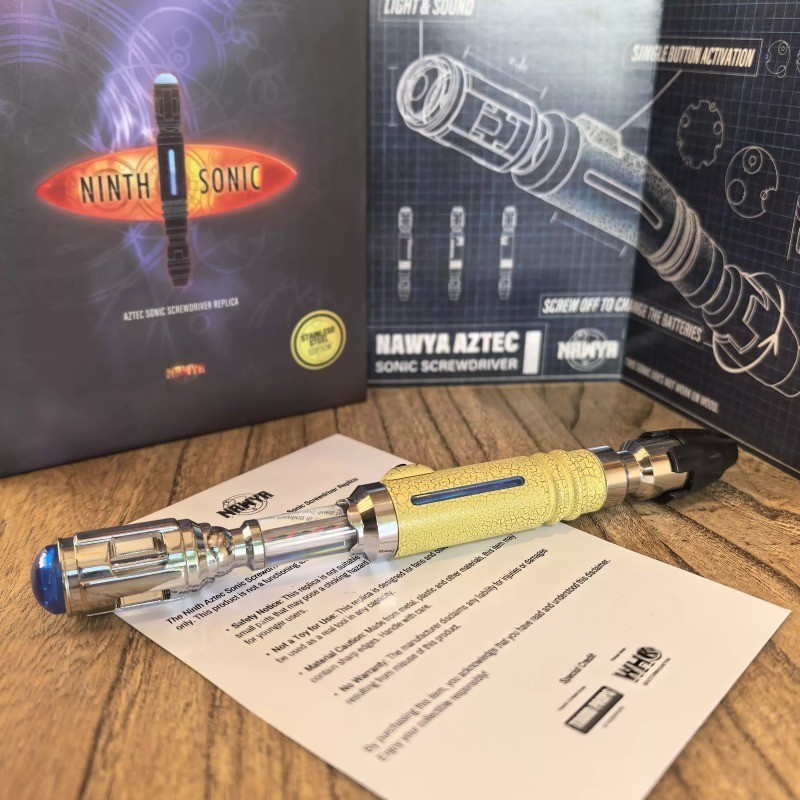 Doctor Who Master 9th Sonic Screwdriver Scalable LED Replica Cosplay Prop Gifts