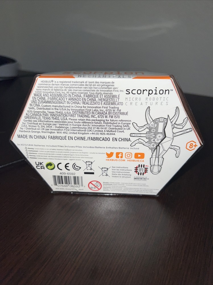 HEXBUG SCORPION YELLOW BRAND NEW Micro Robotic Creatures