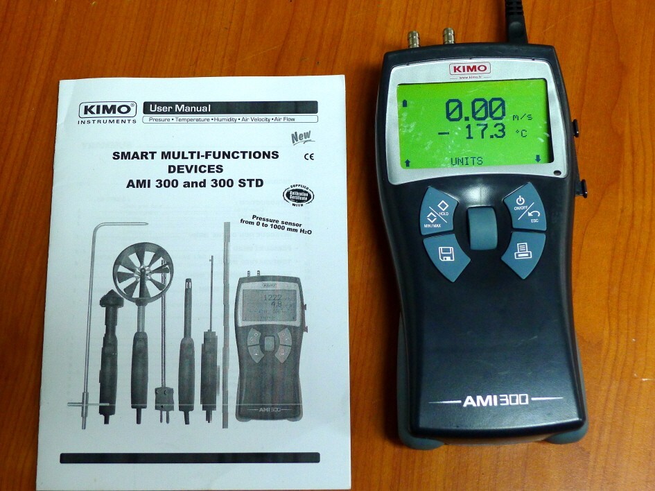 KIMO AMI300 Smart Multifunctions Devices Temperature, Anemometer, pressure mete