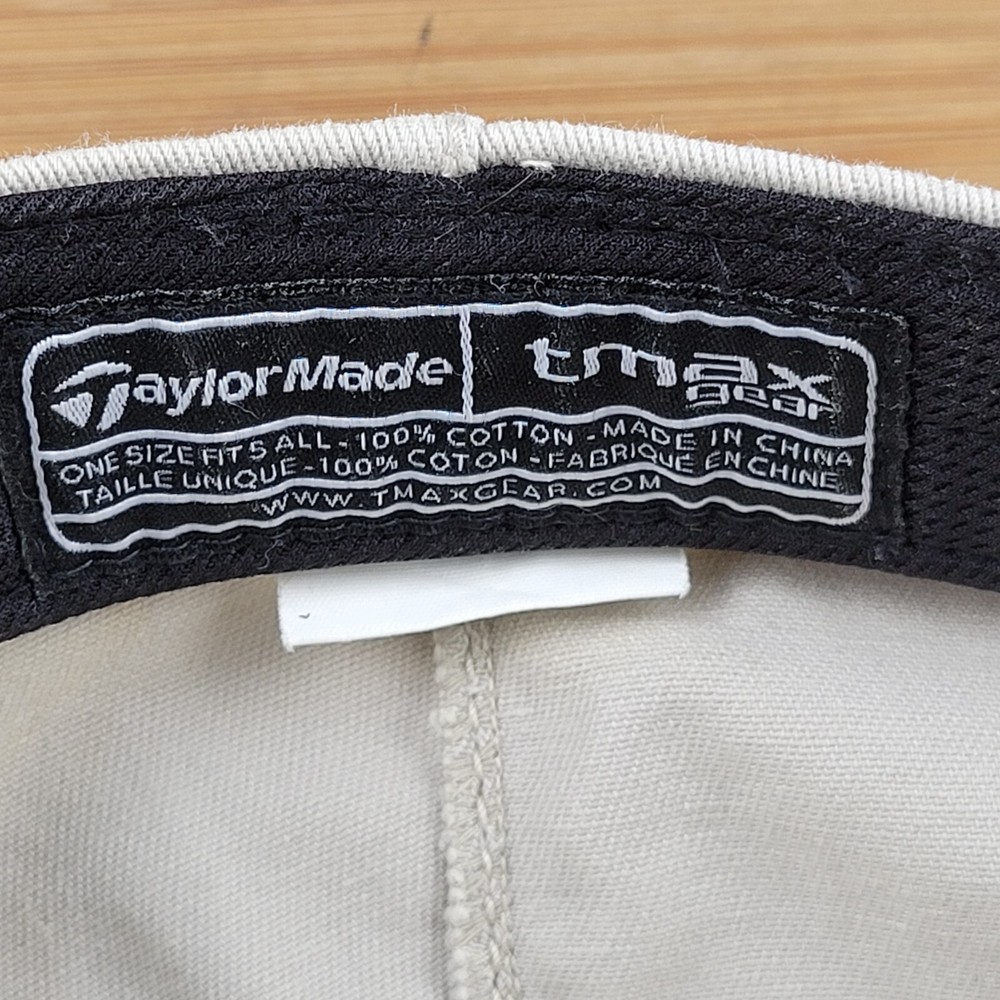 Taylormade Golf Hat Cap Embroidered Logo Adjustable Clasp Back