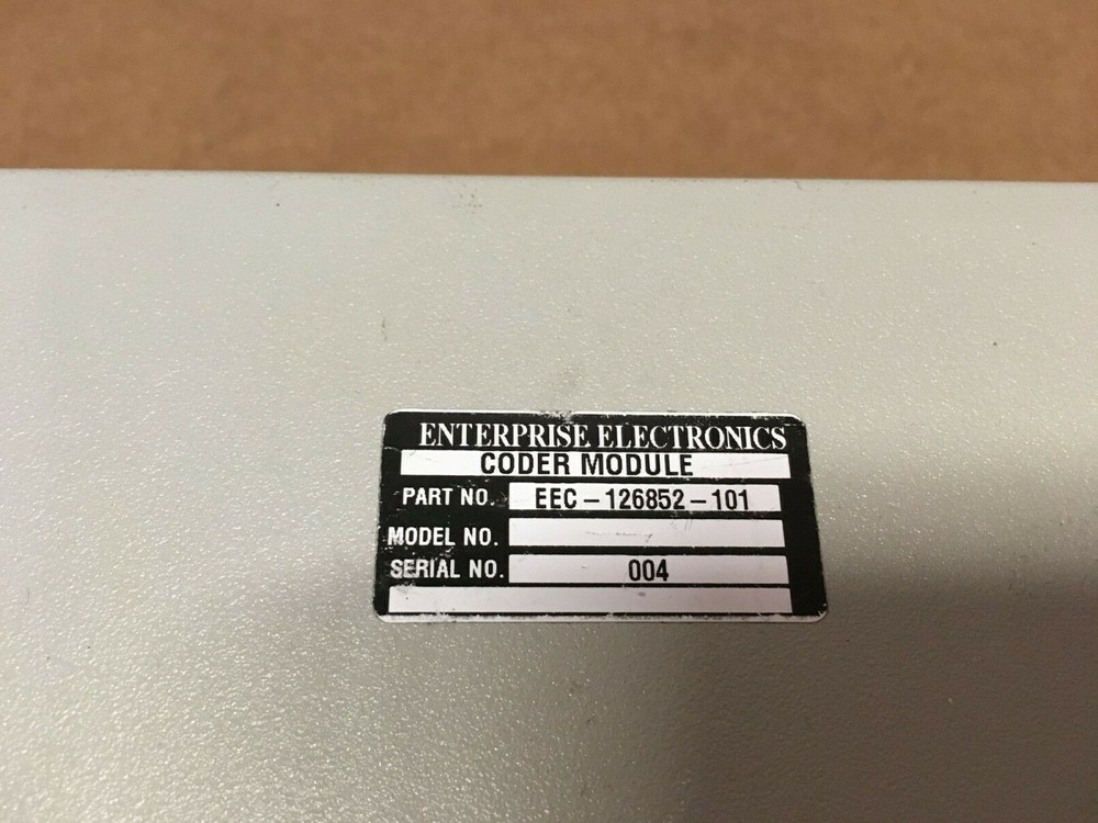 enterprise electronics coder module EEC-12685-101