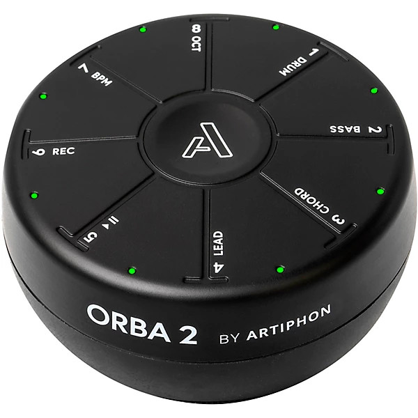 Orba 2 by Artiphon Portable Electronic Multi-Instrument Looper, MIDI controller
