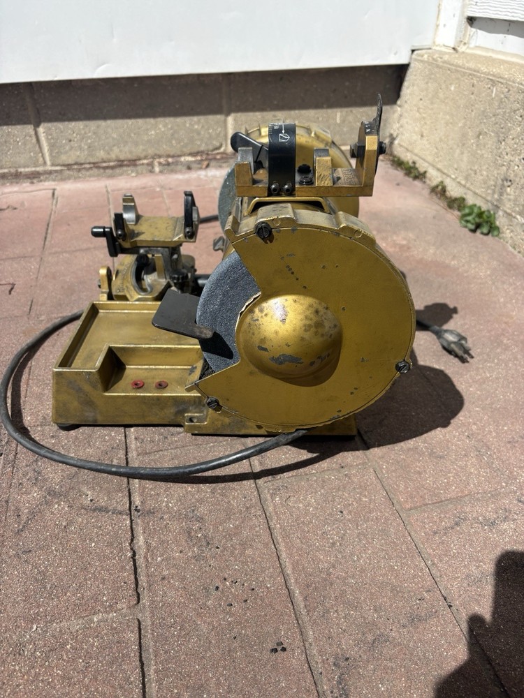 Darex Drill Sharpener 1/3HP Bench Grinder w/ Jig / MISSING HOLDER