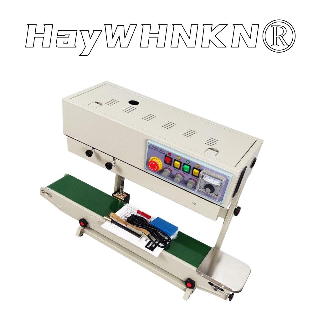 Vertical Type Continuous Bag Sealing Machine Sealer Color Printing 40 Characters