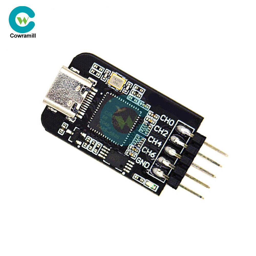 8 Channel Mini Logic Analyzer Type-C MCU Arm FPGA Debugging Tool 24m Sampling