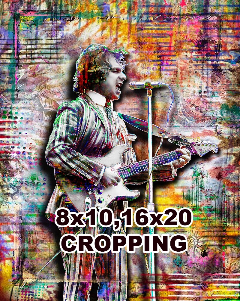 Van Morrison Poster, Van Morrison Tribute Pop Art Fine Art Free Shipping US
