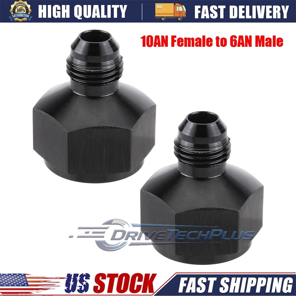 10 AN Female - 6 AN Male Flare Fitting Reducer Adapter 10AN to 6AN - Universal