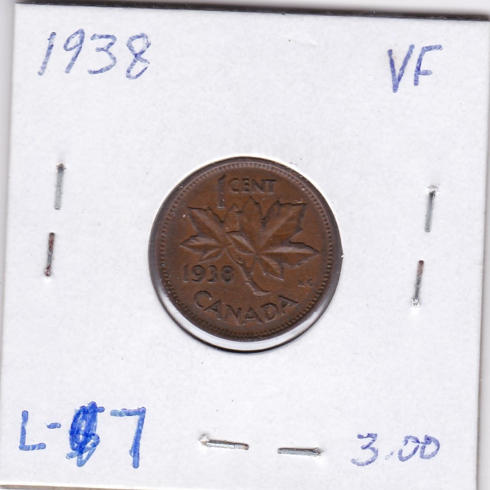 1938 Canada 1 Cent L7