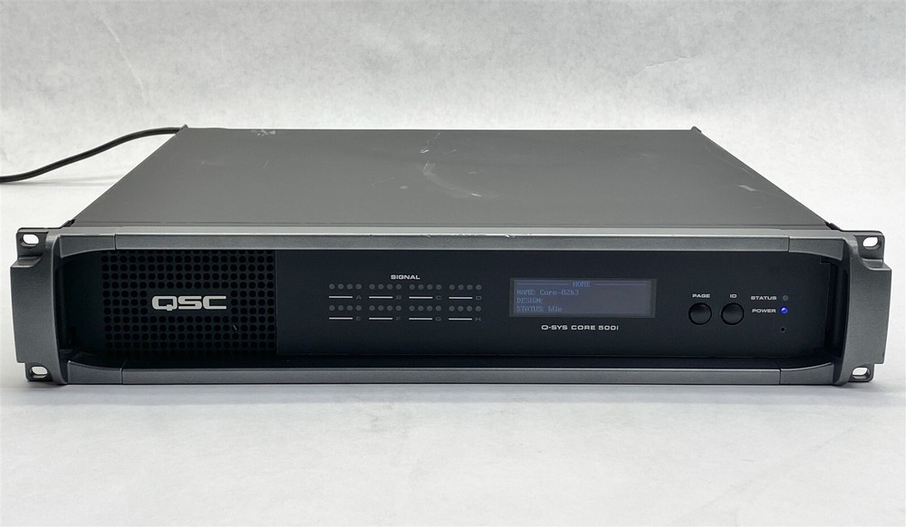 QSC Q-SYS Core 500i Integrated System Platform Processor w/ 7*CIML4 1*COL4 Card