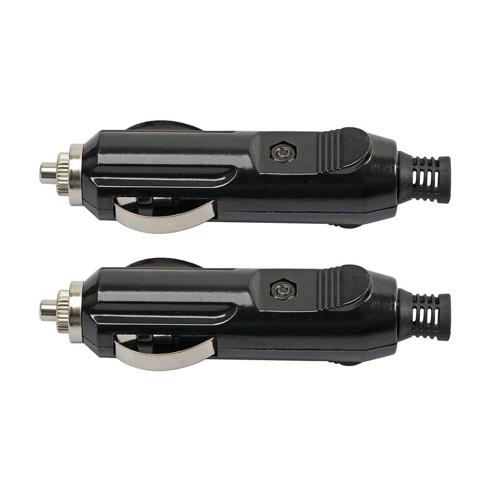 2Pack 12V Male Car Cigarette Lighter Socket Plug Connector US