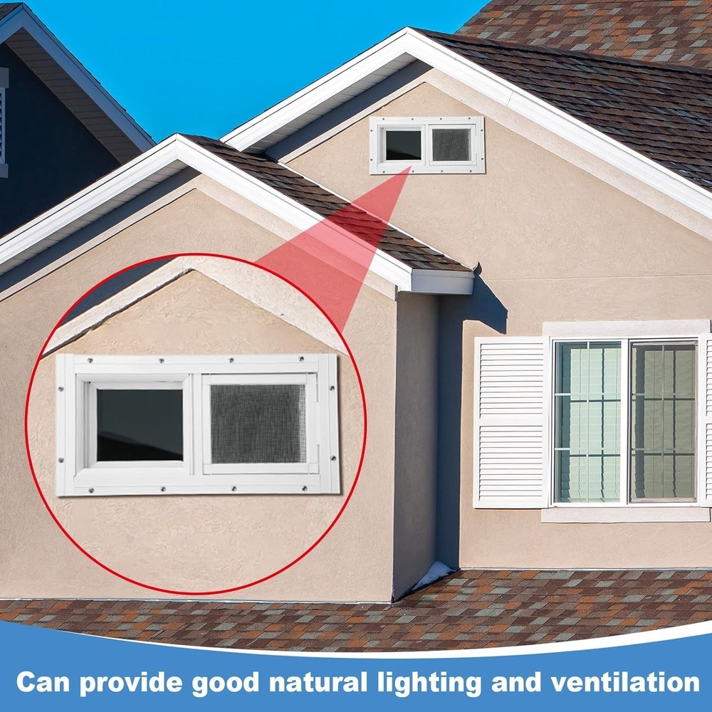 1 Pack Basement Home Window 16'' x 8'' Mini Basement Windows Replacement with...
