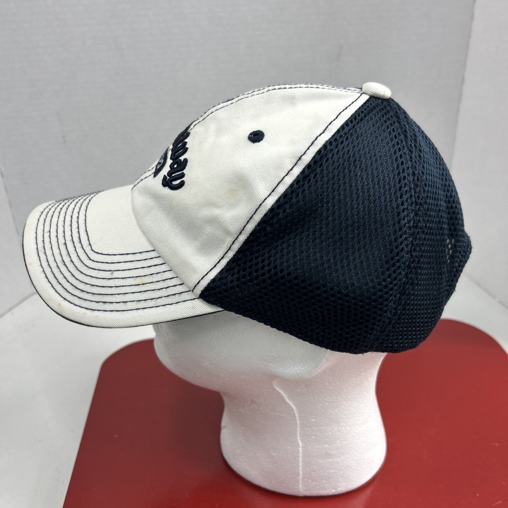 CALLAWAY 1982 Golf Black & White Strapback Adj Mesh Back Trucker Hat Cap