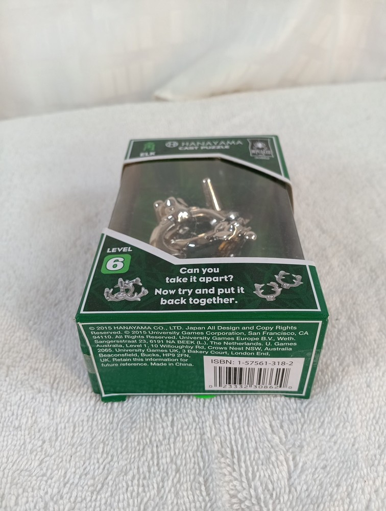 Hanayama Cast Puzzle Model: "ELK" Level: 6