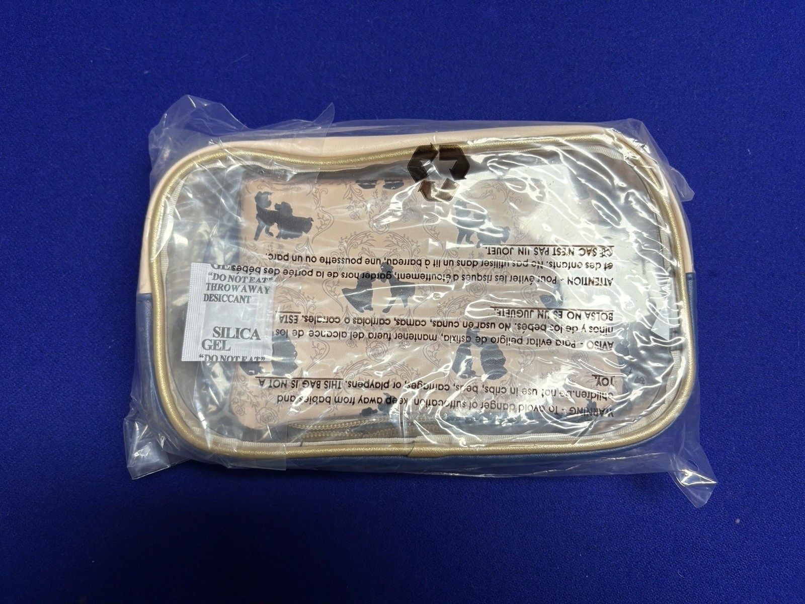 Disney Lady & The Tramp 3 Piece Makeup Bag Set New Exclusive