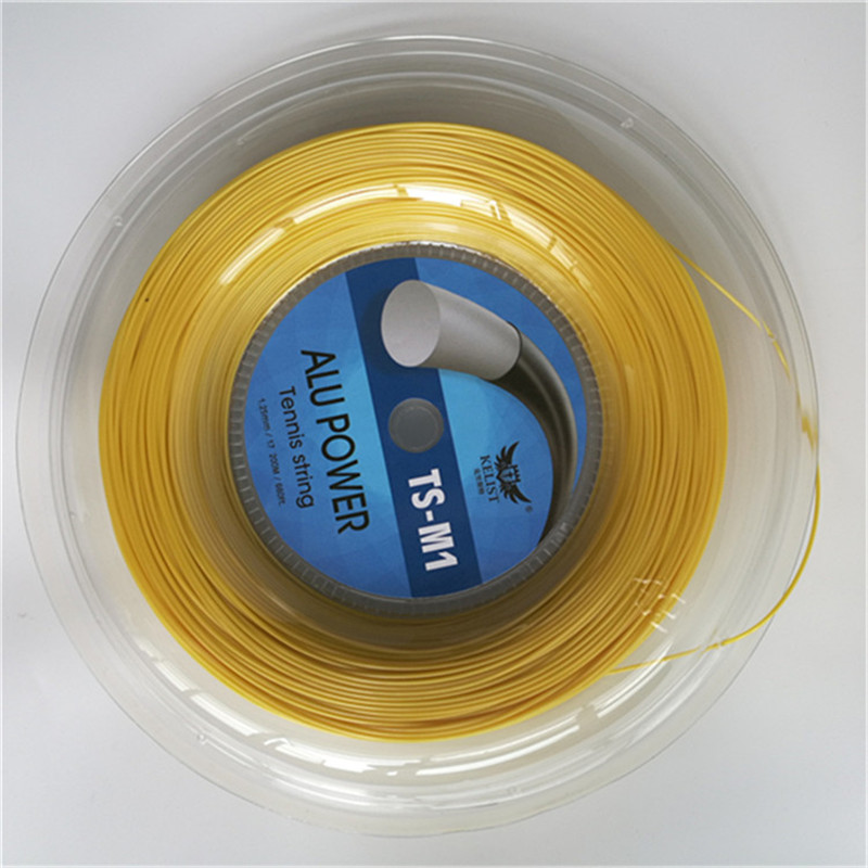 Gold reel alu power tennis racket string same as LUXILON tennis string