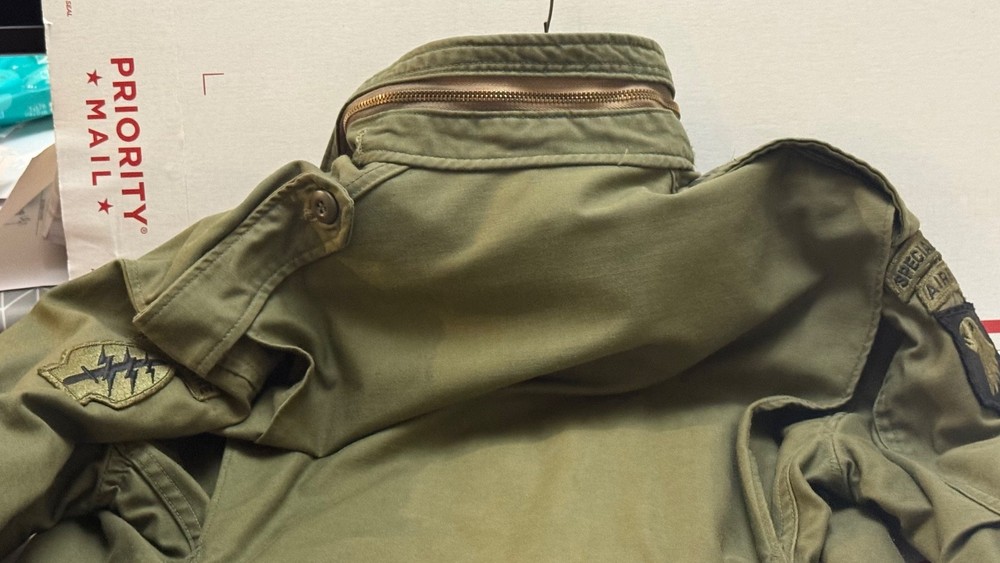 VINTAGE US ARMY SPECIAL FORCES - COLD WHETHER M-65 FIELD JACKET NICE!!