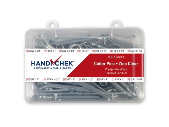 Cotter Pin Assortment CS ZC 100pc (1 Pieces)