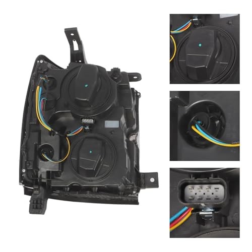 Driver Side Halogen Headlight Assembly Compatible with Silverado 2500/HD Left