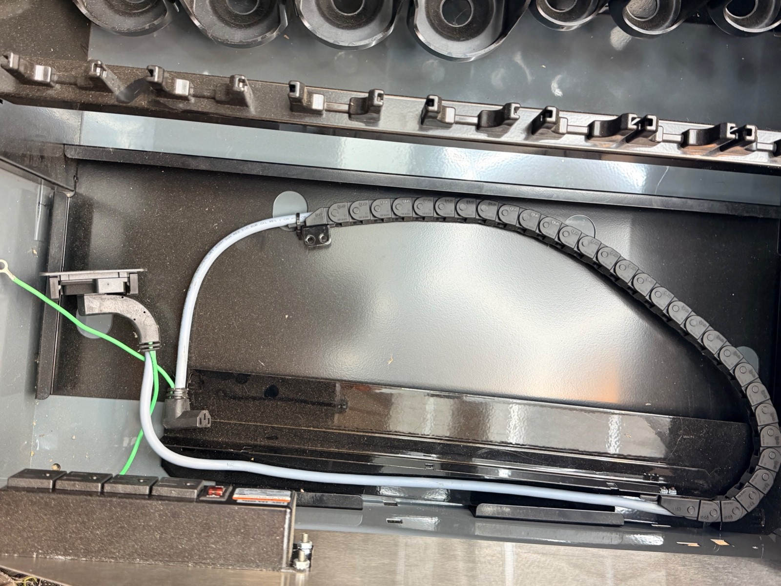 snap on power drawer EPIQ gray replacement drawer - complete with cords holders