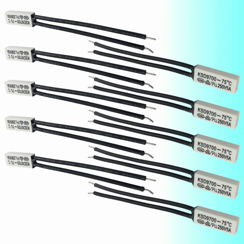 KSD9700 Plastic Temperature Switch Thermostat Thermal Protector, Closed or Open