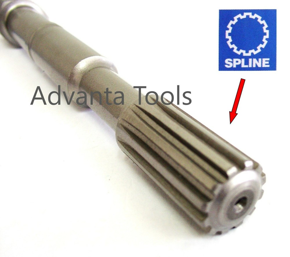 Core Drill Adapter - Spline To 5/8"-11 Threaded Bit Connection for Hammer Drill