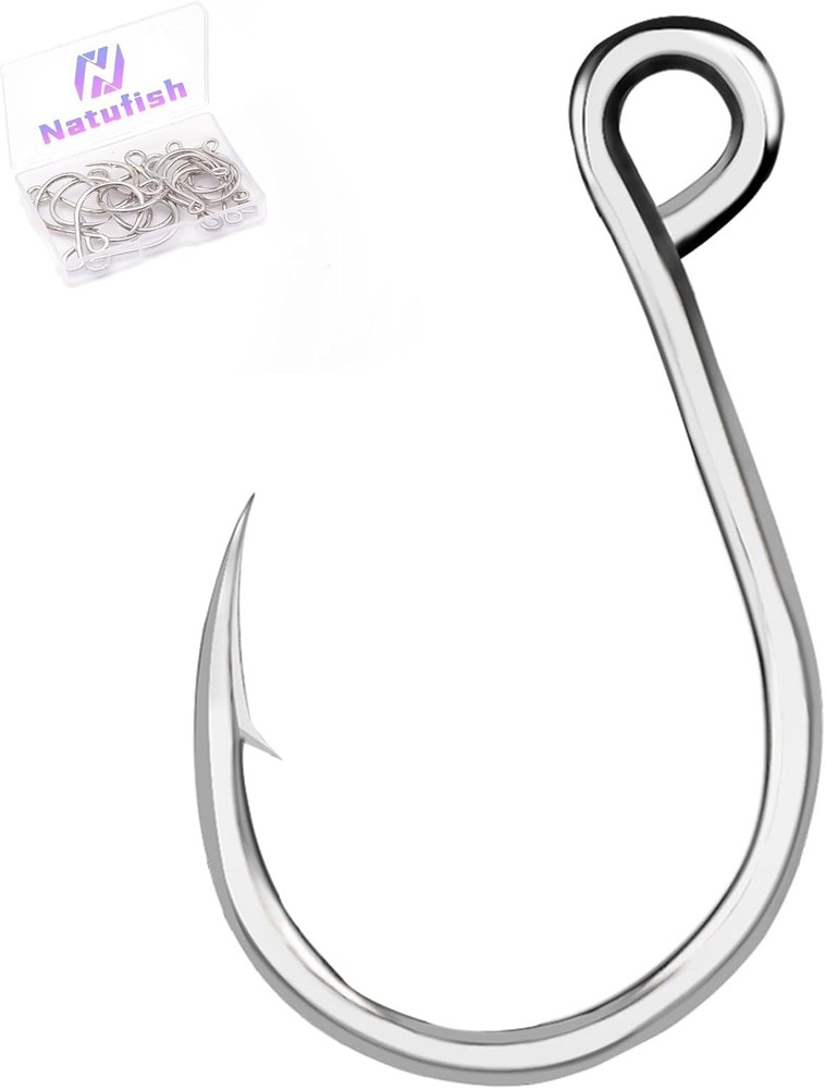 Inline Single Hooks Fishing in line Hooks for Treble Hook Replacement for