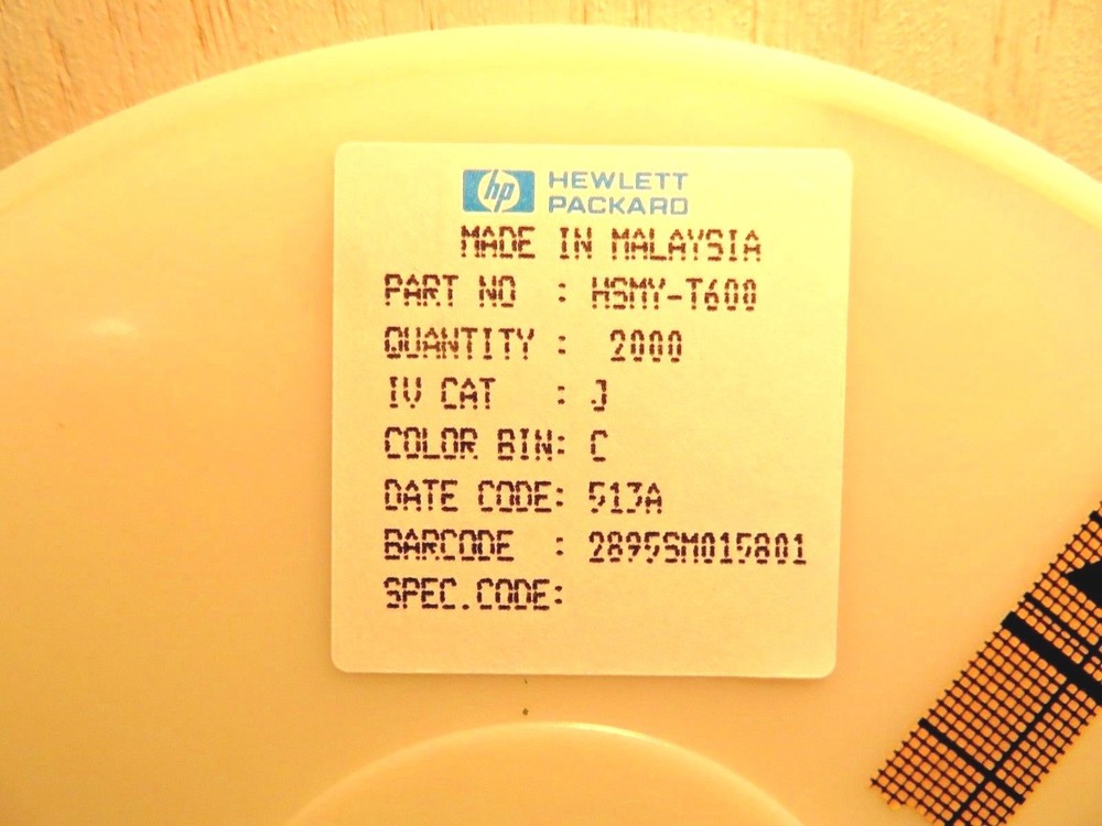 HSMY-T600 HP SURFACE MOUNT LED INDICATOR 20-PC LOT