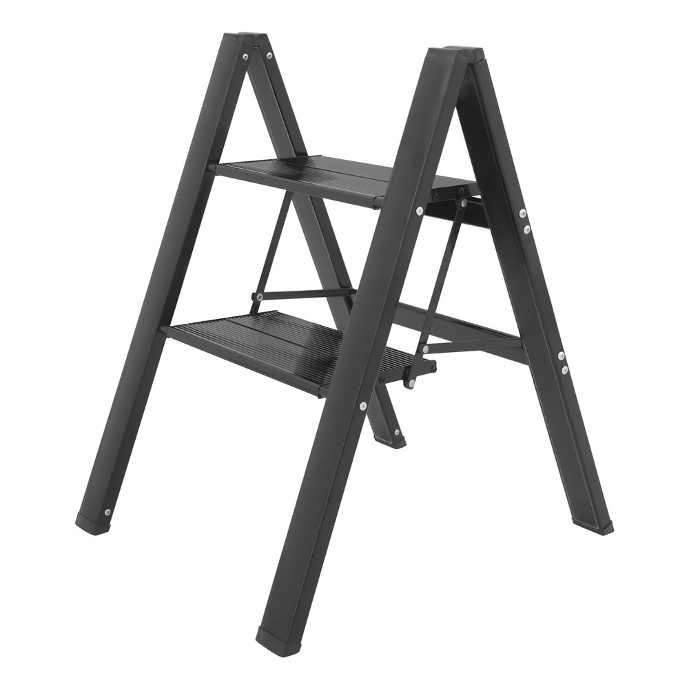 A-shaped Folding 2-Step Ladder Foldable Step Ladder 661.39lbs Load-capacity