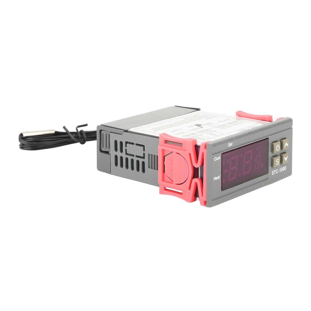 Digital Temperature Controller With Sensor STC-1000 Accurate Cooling And Hea