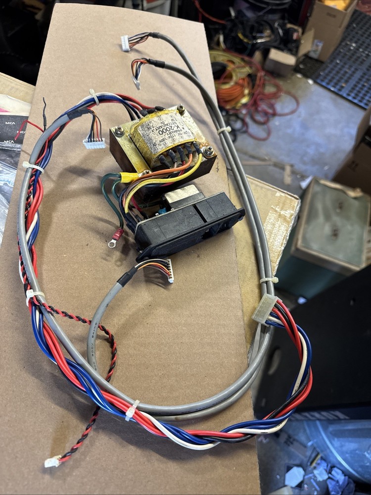 Original Kurzweil K2000  Power Transformer, Switch & plug insert Tested +wires