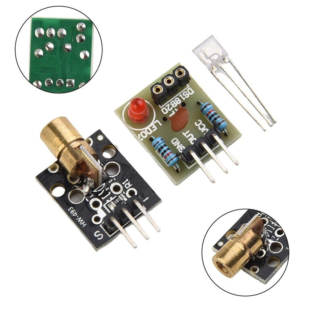 Sensor Module Receiver With KY-008 Transmitter 10pcs Board Replacement