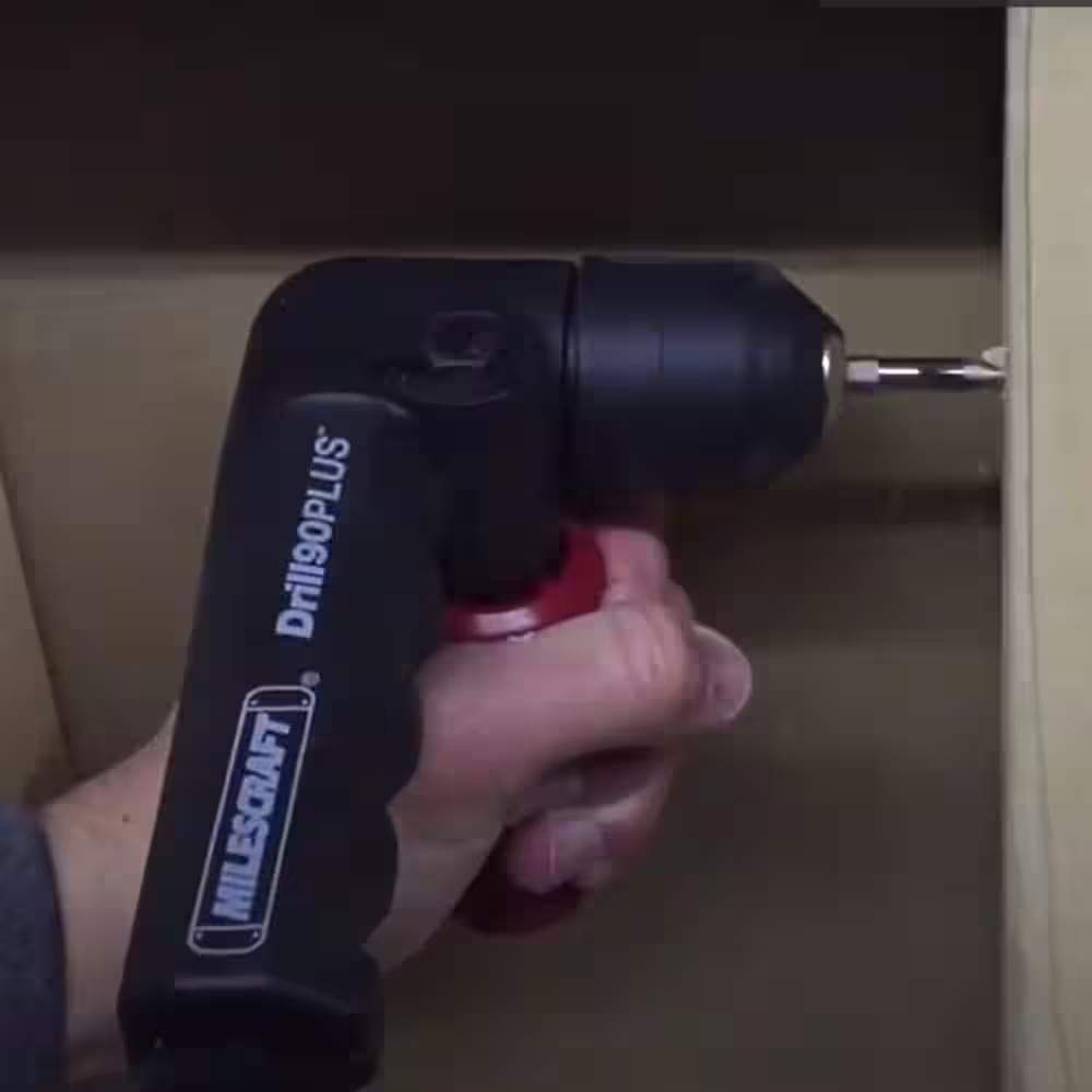 Drill90Plus Right Angle Drill Attachment with Keyless Drill Chuck