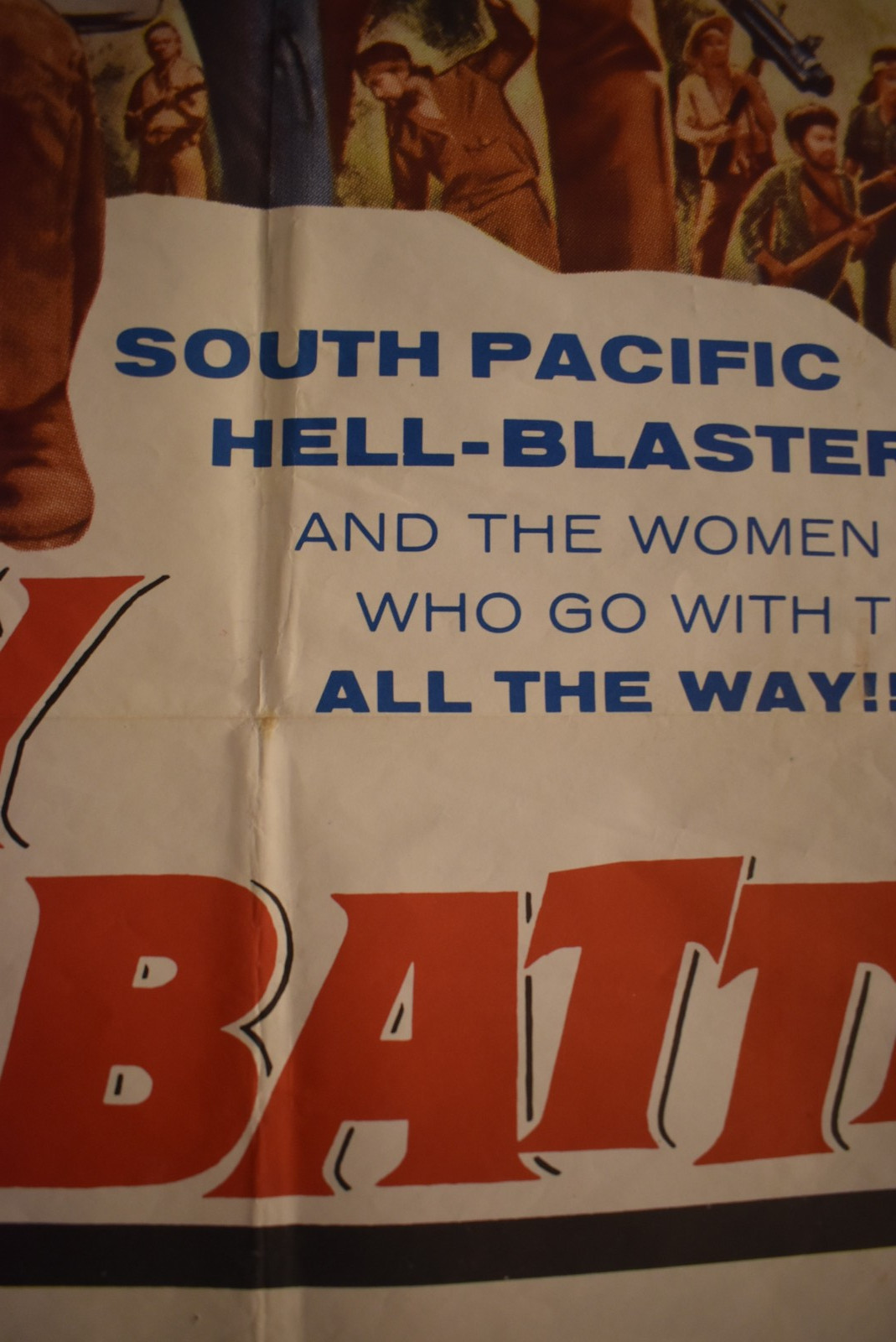 ORIGINAL CRY OF BATTLE 24" X 41" Movie Theater Poster 1963 Rita Moreno