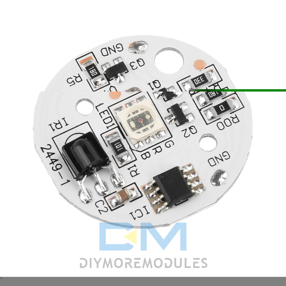 DC 5V RGB Light Board 24 Key IR Wireless Remote Control Switch LED Control