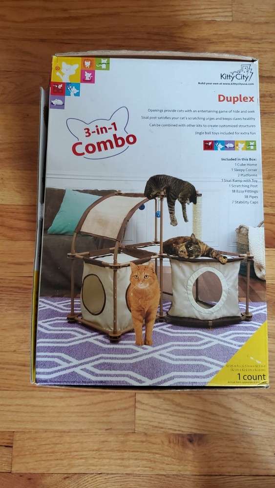 KittyCity Duplex 3-in-1 Combo